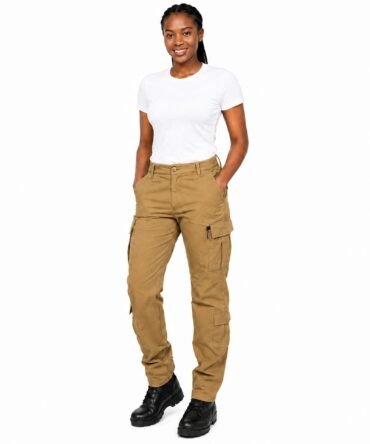 Women Khaki Tactical Cargo Pants