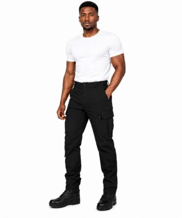Men Black Tactical Cargo Pants