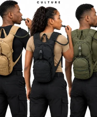 Outdoor Hydration Backpack Camel Bag With 3Liters Water Bladder For Hiking, Camping, Cycling